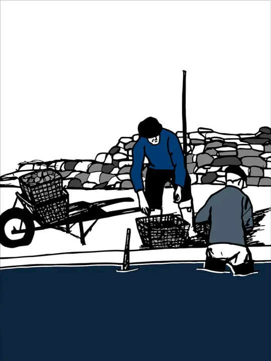 Ostré 2, tableau de l'artiste Marine THAËRON
